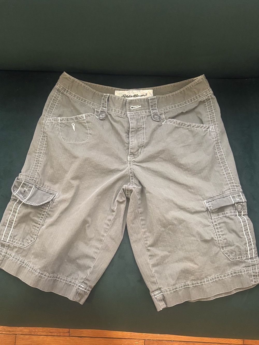 Eddie Bauer Sage Green Cargo Shorts